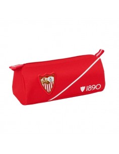 Safta Sevilla FC Portatodo - 1 Compartimento con Cremallera - 21x8x7cm - Color Rojo