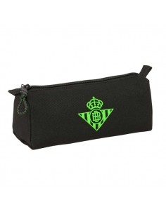 Safta Real Betis Balompie Portatodo - 1 Compartimento con Cremallera - 21x8x7cm - Color Negro y Verde