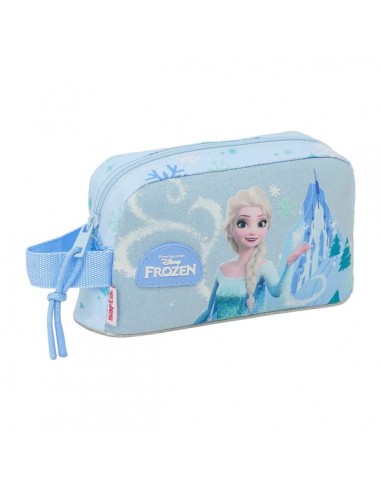 Safta Frozen Bolsa Isotermica Porta Alimentos - Asa de Mano Lateral - Cremallera - 21.5x12x6.5cm - Color Azul Pastel