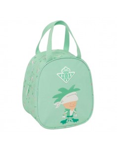 Safta Real Betis Balompie Bolsa Preescolar Isotermica - Asa de Mano - Cremallera - 19x22x14cm - Color Verde