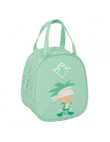 Safta Real Betis Balompie Bolsa Preescolar Isotermica - Asa de Mano - Cremallera - 19x22x14cm - Color Verde