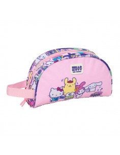 Safta Hello Kitty and Friends Neceser - Adaptable a Carro - Asa de Mano Lateral - Bolsillo Interior con Cremallera -