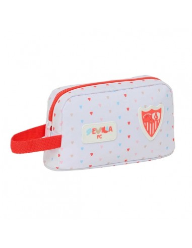 Safta Sevilla FC Bolsa Preescolar Isotermica Porta Alimentos - Asa de Mano Lateral - Cremallera - 21.5x12x6.5cm - Color