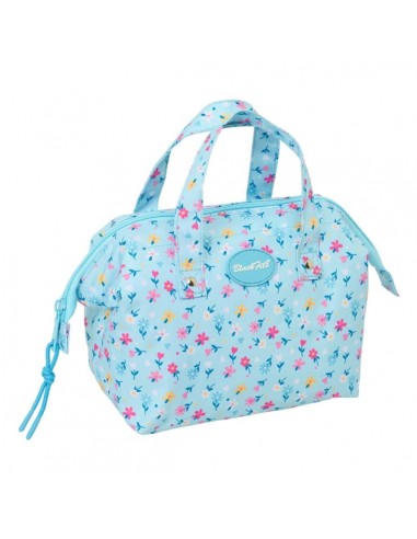 Safta Blackfit8 Petalos Neceser - Interior Forrado - Asas de Mano - 26.5x17.5x12.5cm - Color Azul Claro