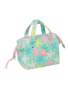Safta Estrellas Neceser - Interior Forrado - Asas de Mano - Organizadores con Compartimentos - 26.5x17.5x12.5cm - Color Verde