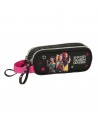 Safta K-Pop Demon Hunters Energy Portatodo - 2 Compartimentos con Cremallera - Asa Lateral - Capacidad 1L - 21x8x6cm - Color