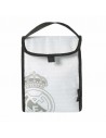 Safta Real Madrid Bolsa Isotermica Porta Alimentos - Plegable - Solapa con Velcro - Asa de Mano - 18.4x25.4x12.7cm - Color