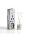 Prady Ambientador Mikado Crema Azul - Frasco de Cristal 100ml y Varitas Difusoras