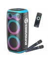 Coolsound Blast Pump Altavoz Karaoke - 2x 6.5" - 60W RMS - Iluminacion RGB - Bluetooth-USB-Tarjeta TF y Auxiliar - 2