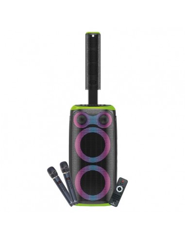 Coolsound Blast Pump 2.1 Altavoz Karaoke - 2x 6.5" - 80W RMS - 5 Tweeters - Iluminacion RGB - Bluetooth-USB-Tarjeta TF y