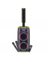 Coolsound Blast Pump 2.1 Altavoz Karaoke - 2x 6.5" - 80W RMS - 5 Tweeters - Iluminacion RGB - Bluetooth-USB-Tarjeta TF y