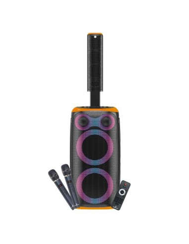 Coolsound Blast Pump 2.1 Altavoz Karaoke - 2x 6.5" - 80W RMS - 5 Tweeters - Iluminacion RGB - Bluetooth-USB-Tarjeta TF y