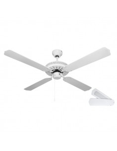 Orbegozo CF 07132 B Ventilador de Techo - 3 Velocidades 4 Aspas Reversibles - 60W - Diametro 132cm - Color Blanco
