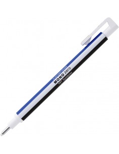 Tombow Mono Zero Portagomas - Punta Redonda de 2.3mm - Capuchon de Proteccion - Mecanismo de Giro - Libre de PVC y Latex -