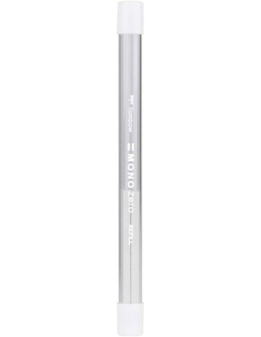 Tombow Mono Zero Recambios para Portagomas - Punta Rectangular de 2.5x5mm - Presentacion en Tubo con 2 Gomas - Libre de PVC y