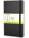 Moleskine Classic Libreta de Tapa Dura - Papel Marfil Liso - 70g m2 - Apertura 180Â-- Esquinas Redondeadas - Marcapaginas