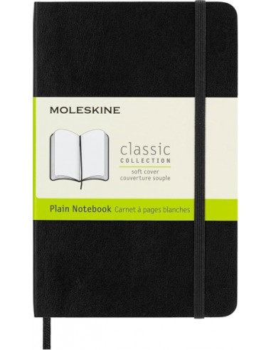 Moleskine Classic Libreta de Tapa Blanda - Papel Marfil Liso - 70g m2 - Apertura 180Â-- Esquinas Redondeadas -