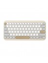 Asus Marshmallow KW100 Teclado-- Bluetooth - Compacto - EspaÃ±ol - Color Beige