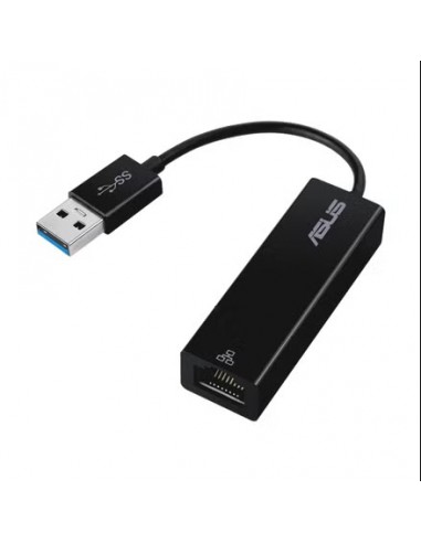 Asus OH102 Conversor Adaptador de Red USB3.0 a RJ45 - 1000Mbps - Color Negro