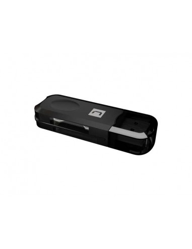 Natec Mini Ant 3 Lector de Tarjetas - SDHC-MMC-M2-MicroSD-USB 2.0 - Color Negro