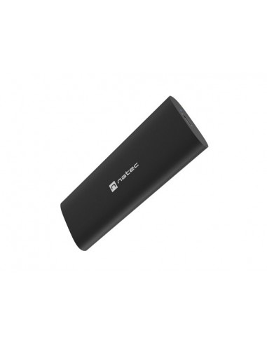 Natec Rhino M.2-Caja Externa para Discos SSD M.2 - NVME Lite - USB-C 3.2 - Compatible con Discos de Hasta 10TB - Color Negro