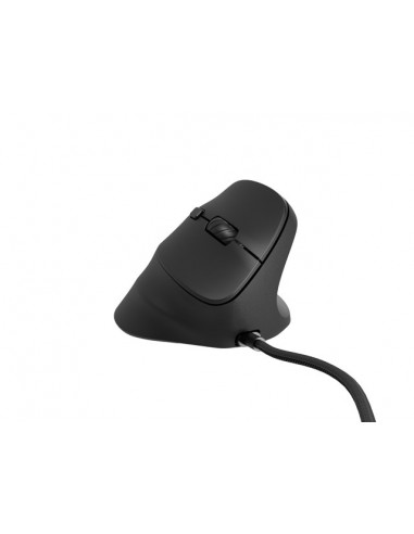 Natec Crake 2 Pro Raton Optico Vertical - 12.800 dpi - Programable - Ergonomico - Ilumincacion RGB Personalizable - Color