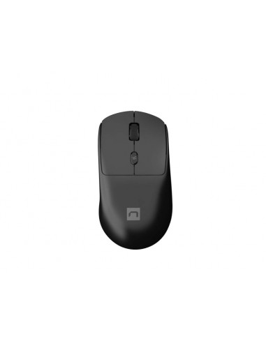 Natec Hawk 2 Raton Laser Inalambrico Ergonomico - 3200 dpi - Adaptador USB - 4 Botones - Color Negro