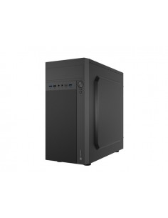 Natec Helix USB-C Caja Mini Torre MiniATX - Compatible Micro-ATX y Mini-ITX - 1xUSB-C-2xUSB 3.0-2xUSB2.0 y 2xMiniJack -