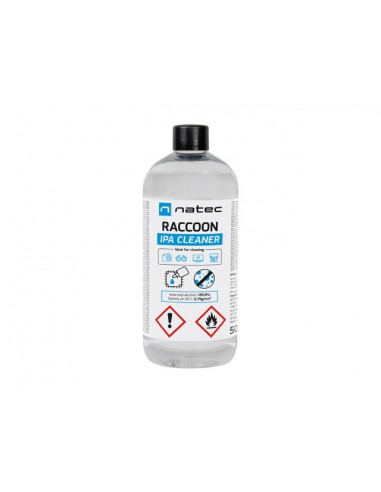 Natec Raccoon Ipa 500 ml Alcohol Isopropilico --Concetracion de Alcohol Superior al 99 8