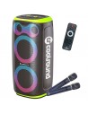 Coolsound Blast Pump Altavoz Karaoke - 2x 6.5" - 60W RMS - Iluminacion RGB - Bluetooth-USB-Tarjeta TF y Auxiliar - 2