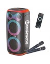 Coolsound Blast Pump Altavoz Karaoke - 2x 6.5" - 60W RMS - Iluminacion RGB - Bluetooth-USB-Tarjeta TF y Auxiliar - 2
