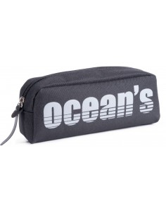 Oceans Wave California Estuche de 1 Cremallera - Tirador Ergonomico - Color Gris Oscuro