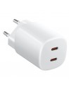 Xiaomi 45W Nano-Turbo Charging Power Adapter Cargador GAN de Pared para Smartphone - 2xUSB-C - Carga Rapida - Color Blanco