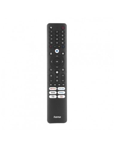 Hama Mando a Distancia para TV TCL - Alcance 10m - 45 Botones - Acceso Directo a Plataformas de Streaming - 4.2x21.5x1.5cm -