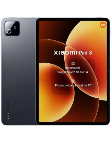 Xiaomi Pad 8 Tablet Pantalla 11 2" 3.2K 144Hz - 8GB-128GB - WiFI 7 - Camara 13Mp - Bateria 9200 mAh - Color Gris