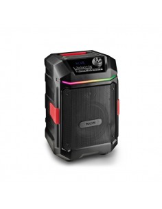 NGS Wild Bash Compact Altavoz Premium 200W - Bluetooth 5.4 - USB y AUX - Iluminacion LED - IPX6 - Color Negro