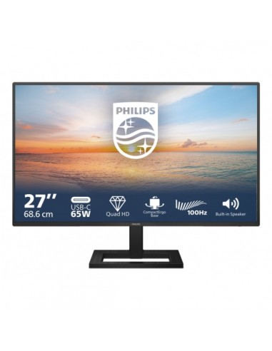 Philips 1000 Series 27E2N1600AE 00 Monitor 27" IPS QuadHD 100Hz HDR10 - Respuesta 1ms - HDMI-USB-C - VESA 100x100mm - Color