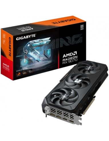 Gigabyte Radeon RX 9070 Gaming OC Tarjeta Grafica 16GB GDDR6 - 2x DP-2x HDMI