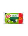 Scotch-Brite Classic Pack de 4 Estropajos de Cocina - Promocion 2-2 Gratis - Color Verde Oscuro