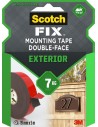 Scotch-Fix Cinta de Montaje de Doble Cara para Exteriores - 19mm x 10m - Color Negro