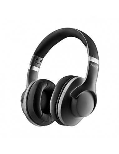 NGS Artica Storm Auriculares Bluetooth - Bateria Extraible - Cancelacion Activa de Ruido - Autonomia hasta 45h - Color Negro