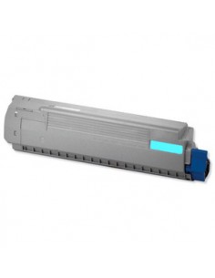 OKI C810 C830 Cyan Cartucho de Toner Generico - Reemplaza 44059107