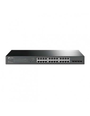 TP-Link Omada Switch Smart Gigabit JetStream - 24 Puertos PoE-- 4 Ranuras SFP - Montaje en Rack