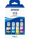 Epson 113 Pack de 4 Botellas de Tinta Pigmentada Originales - C13T06B640