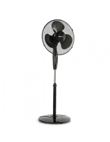 Avant Ventilador de Pie 45W 3 Aspas - 3 Velocidades - Funcion Oscilante - Cabezal Inclinable - Color Negro