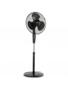Avant Ventilador de Pie 45W 3 Aspas - 3 Velocidades - Funcion Oscilante - Cabezal Inclinable - Color Negro