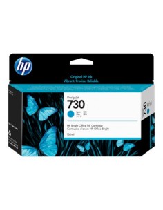 HP 730 Cyan Cartucho de Tinta Original - P2V62A