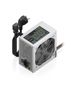Aisens ASPC-500ATX-PSE Fuente de Alimentacion 500W ATX - Ventilador 120mm - OEM - Cable de Alimentacion Incluido - Color Plata