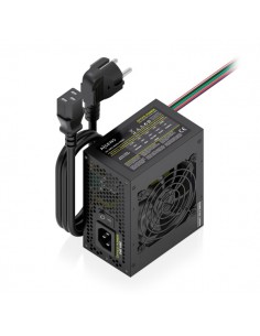Aisens ASPC-500SFX-PSEBK Fuente de Alimentacion 500W SFX - Ventilador 80mm - OEM - Cable de Alimentacion Incluido - Color