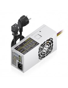 Aisens ASPC-500TFX-PSE Fuente de Alimentacion 500W TFX - Ventilador 80mm - OEM - Cable de Alimentacion Incluido - Color Plata